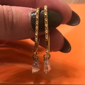 CZ drop earring